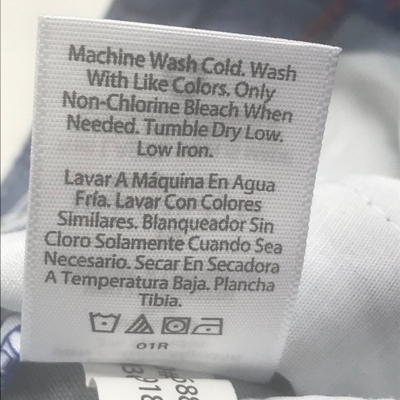 Wonder Nation Boy's Size 10 Adjustable Waist Flat Front Short Blue Palm Leaf New - Picture 7 of 13